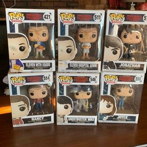 Funky pop Stranger Things bundle of 6. New in box